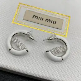 miu miu boucles doreilles pour femme s_1213034